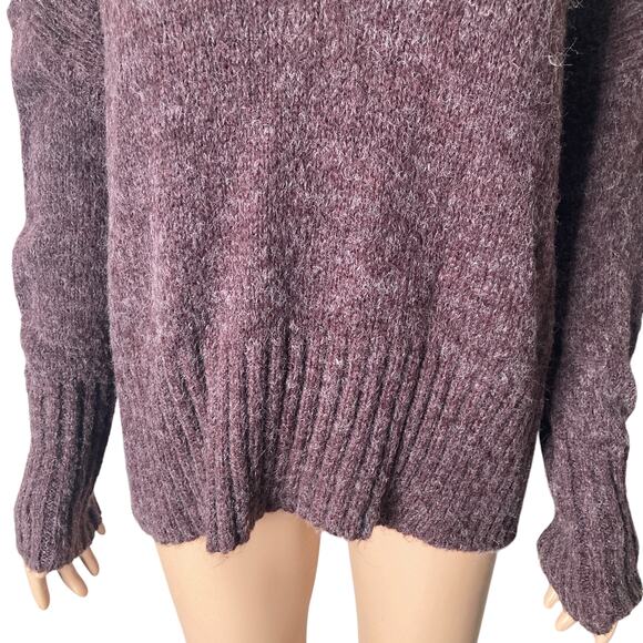 ABOUND Sweater Womens Small Burgundy Stem Pullover New - Picture 10 of 12